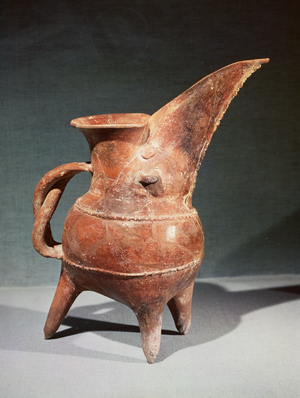 Three-legged 'Kuei' jug, from Weifang, Shandong, Longshan Culture, 3rd-2nd millennium BC (clay)