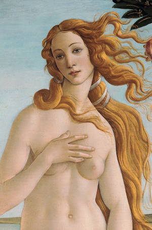 Detail from The Birth of Venus, c.1485 (tempera on canvas)