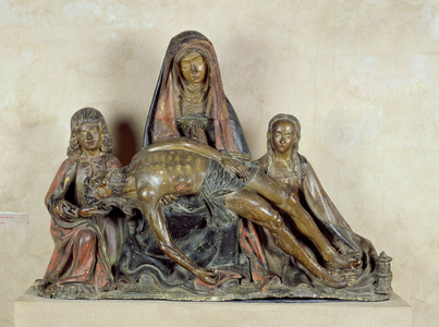 Pieta (painted wood)