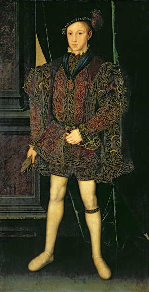Edward VI (1537-53) (oil on panel)