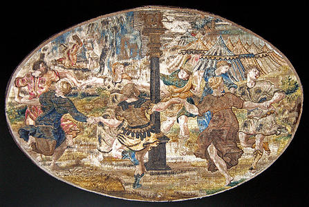 Adoration of the Golden Calf (embroidery)