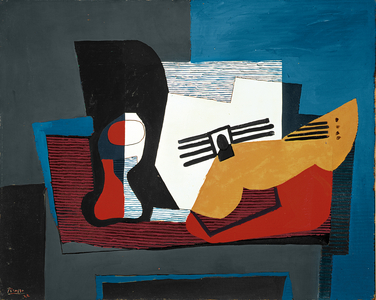 Still Life with Guitar, 1922 (oil on canvas)