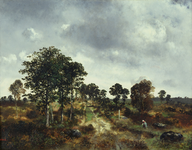 Landscape, 19th century (oil on canvas)