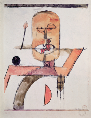 Man is the mouth of the Lord, 1918 (w/c on paper)