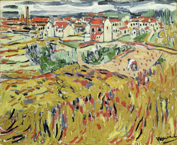 The Wheatfield with Red Houses, 1905 (oil on canvas)