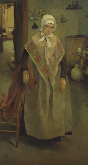 The Elderly Servant, 1884 (oil on canvas)