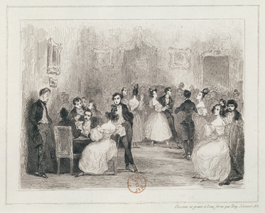 Soiree of the Artists, 1831 (engraving)