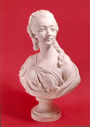 Bust of the Countess du Barry (1743-93) (biscuit)