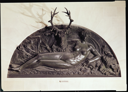 The Nymph of Fontainebleau, 1542 (bronze)
