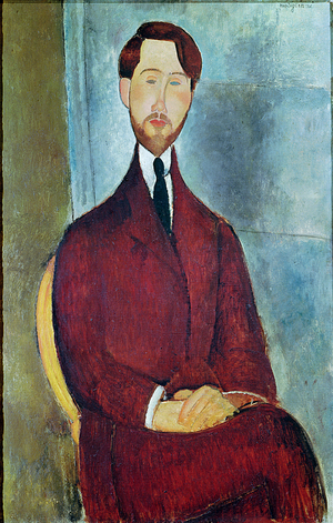 Leopold Zborowski, 1917 (oil on canvas)