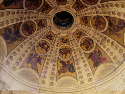 Detail of the dome, built 1635-42 (wall painting)