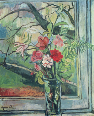 Bouquet of Flowers in Front of a Window, 1930 (oil on canvas)