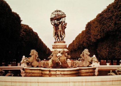 The Four Quarters of the World, c.1873 (marble)