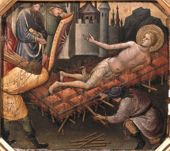 The Martyrdom of St. Lawrence (tempera on panel)