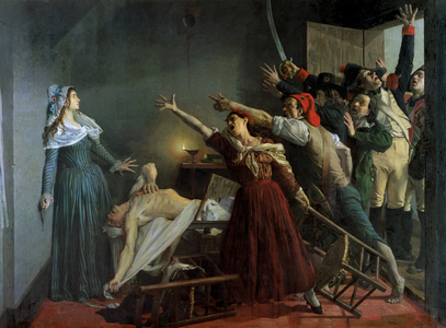 The Assassination of Marat, 1886 (oil on canvas)