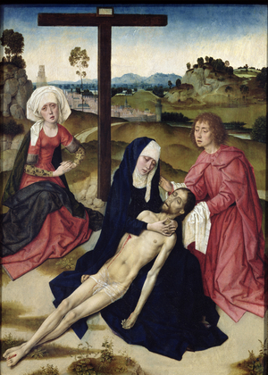 The Lamentation, c.1455-60 (oil on panel)