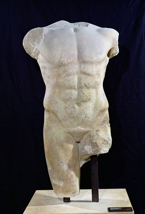 Male torso from Miletus, c.480 BC (marble)