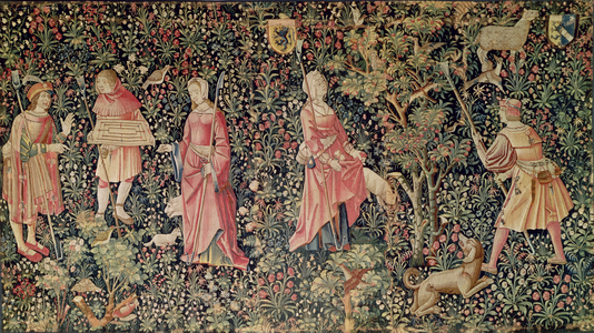 Jeu de Marelle et Piceillette de Fruits', Loire Workshop, 1510 (tapestry)