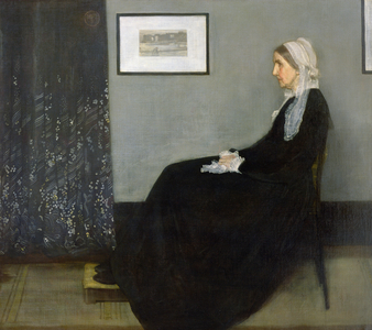 Arrangement in Grey and Black No.1, 1871 (oil on canvas)