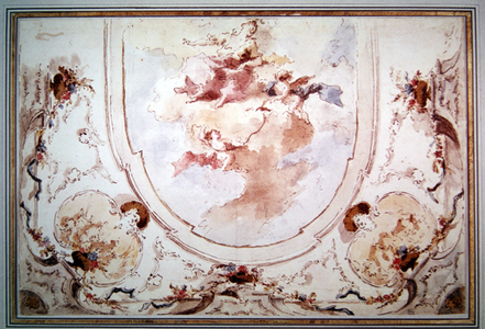 Background project (pen & ink & w/c on paper)