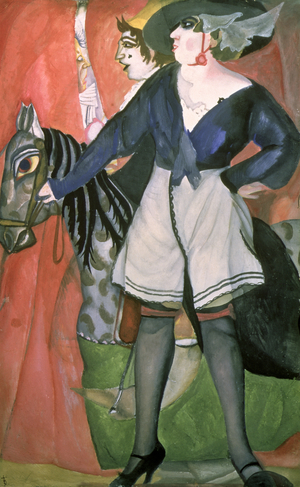 Circus Scene, 1917 (oil on canvas)
