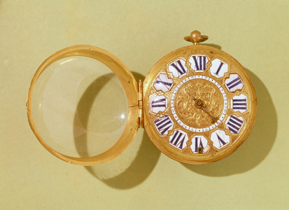 Watch, c.1685 (gilded brass & enamel)