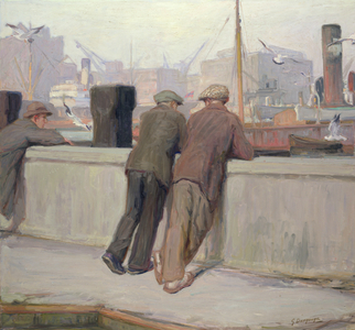 The Workers (oil on canvas)