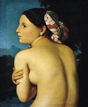 The Half-Length Bather, 1807 (oil on canvas)