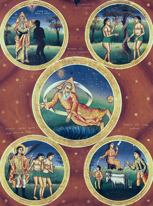 Genesis, 19th century (oil on panel)