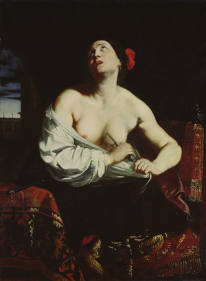 Lucretia, c.1640 (oil on canvas)