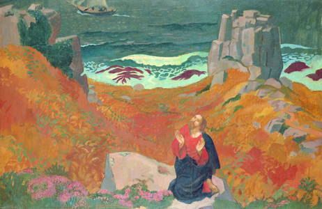 The Solitude of Christ, 1918 (oil on canvas)