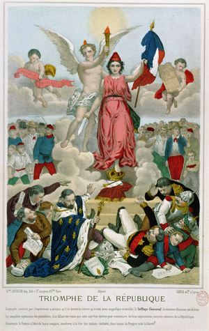 Triumph of the Republic, 1875 (lithograph)