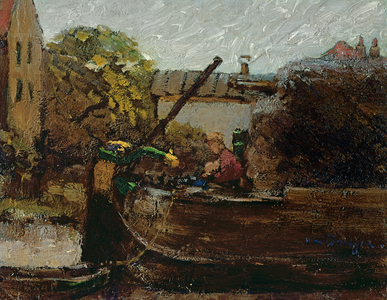 Landscape (oil on canvas)