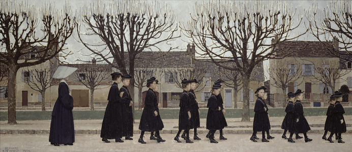 The Orphans or, The Boarding School at Nemours, 1909 (oil on canvas)