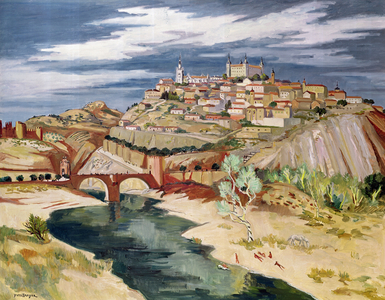 Toledo, 1970 (oil on canvas)