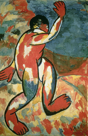 A Bather, 1911 (gouache on paper)