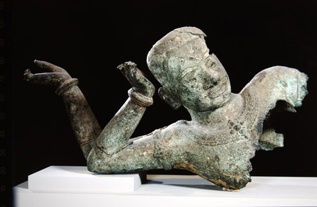 Vishnu Anantasayin from Angkor, Siemreap, Cambodia, 2nd - 11th century (bronze)