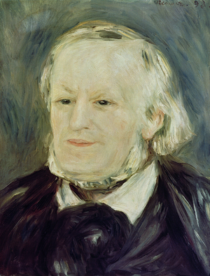 Portrait of Richard Wagner (1813-83), 1893 (oil on canvas) (see also 27900)