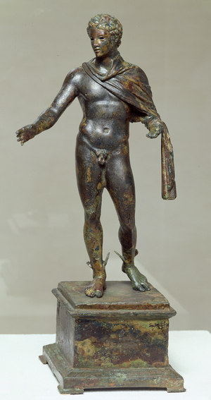 Hermes, found during the underwater excavations at Mahdia, c.100 BC (bronze)