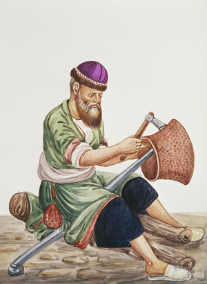 The tinker (w/c on paper)