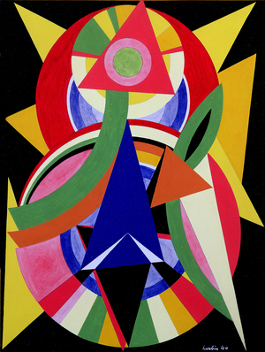 Composition, 1940 (gouache on paper)