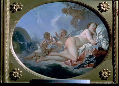 The Sleeping Venus, 18th century (oil on canvas)