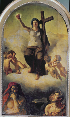 The Virgin of the Sacred Heart (or triumph of religion), 1821 (oil on canvas)
