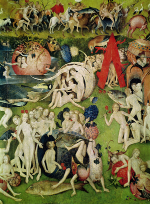 The Garden of Earthly Delights, 1490-1500 (oil on panel) 