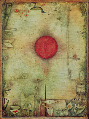 Ad Marginem, 1930 (no 210) (w/c on primed cardboard)