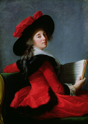 The Baroness of Crussol, 1785 (oil on canvas)