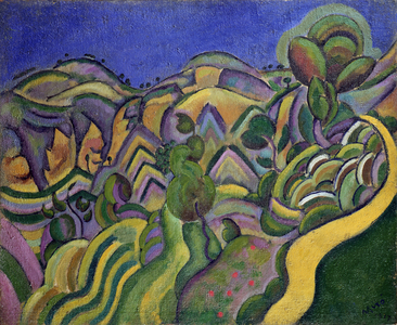 Siurana, the Path, 1917 (oil on canvas)