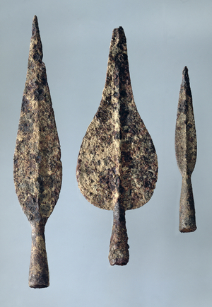 Lance and Javelin Heads, 475-300 BC (bronze)