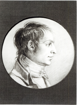 Portrait presumed to be Joseph Bonaparte (1768-1844) (pierre noire on vellum)