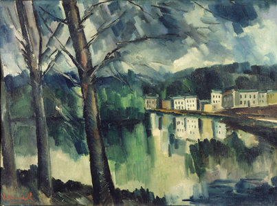 Bougival (oil on canvas)